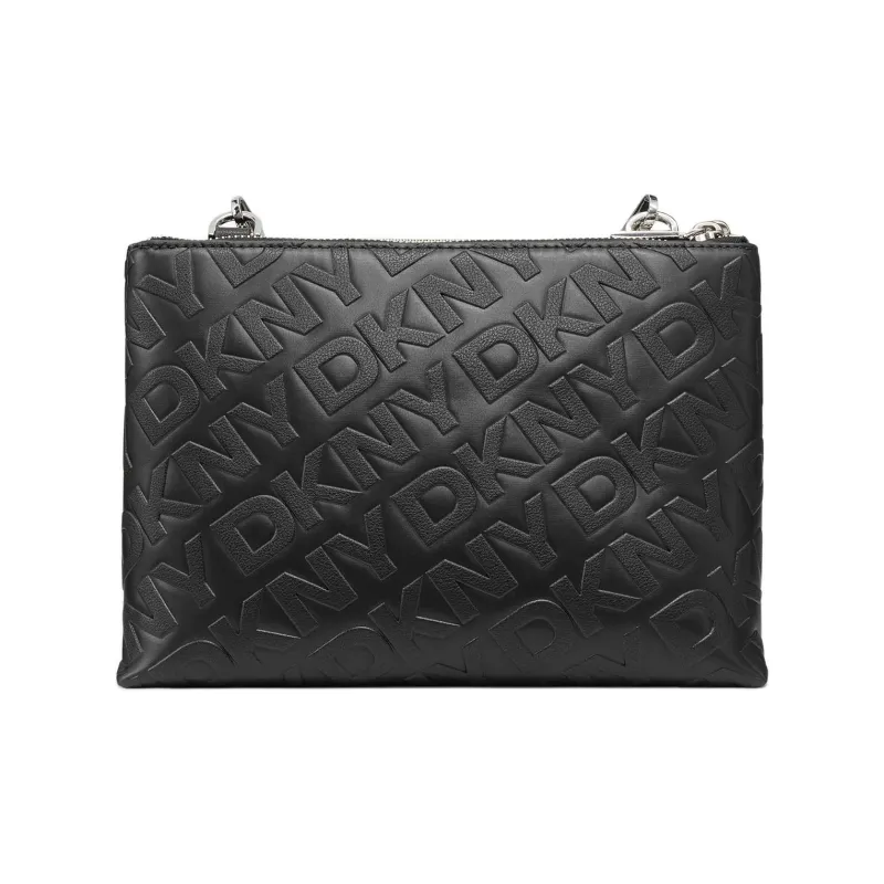 DKNY Polyurethane Shoulder Bag Crossbody Bag Women's Black-2
