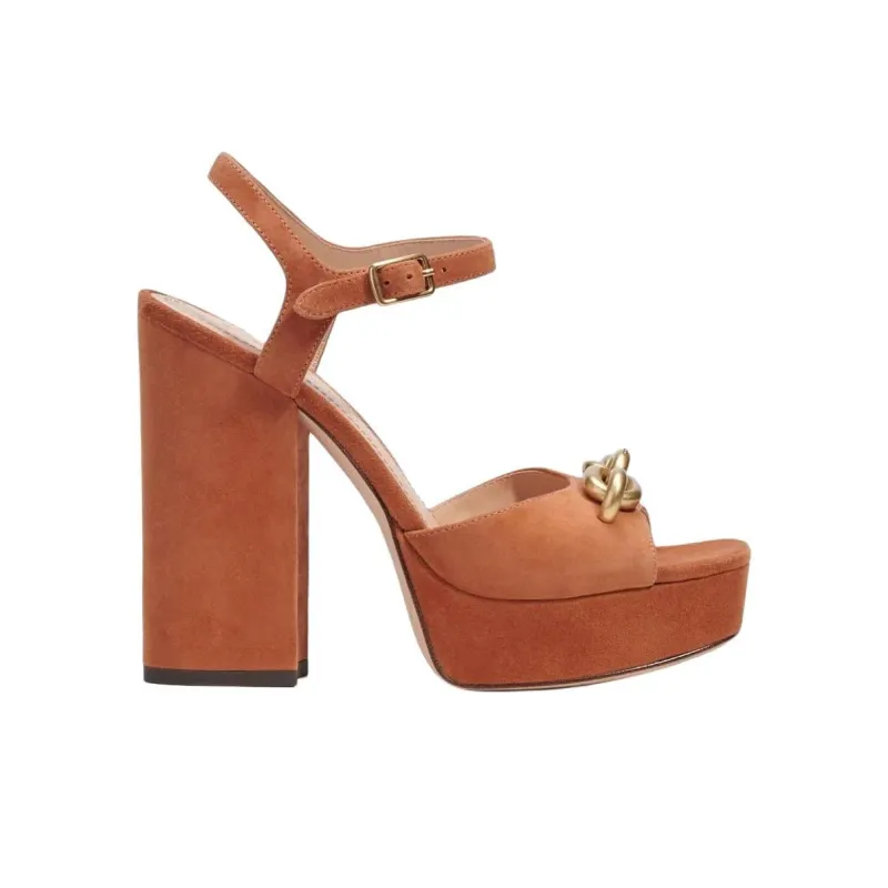 COACH Nicolette Strap Sandals Women's Brown-1