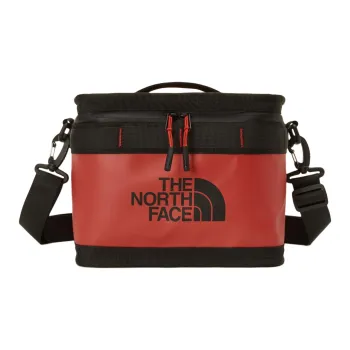 THE NORTH FACE Polyester Shoulder Bag Crossbody Bag Small Size Unisex Red & Black