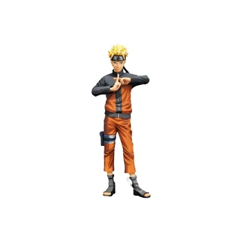 BANPRESTO Naruto Uzumaki Grandista Nero Naruto Shippuden Comic Color Scheme Bonus Gifts 27cm