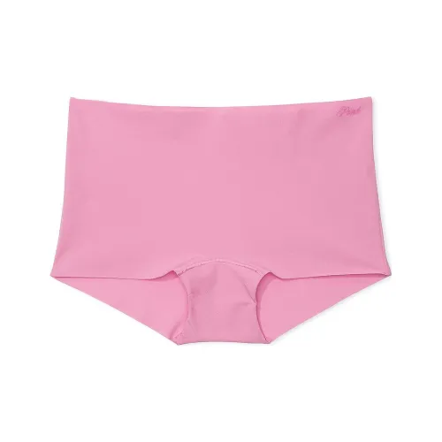 Victoria's Secret PINK No-Show Boyshort Panty / Moonstone Pink Underpants Women's 1 Pack Pink