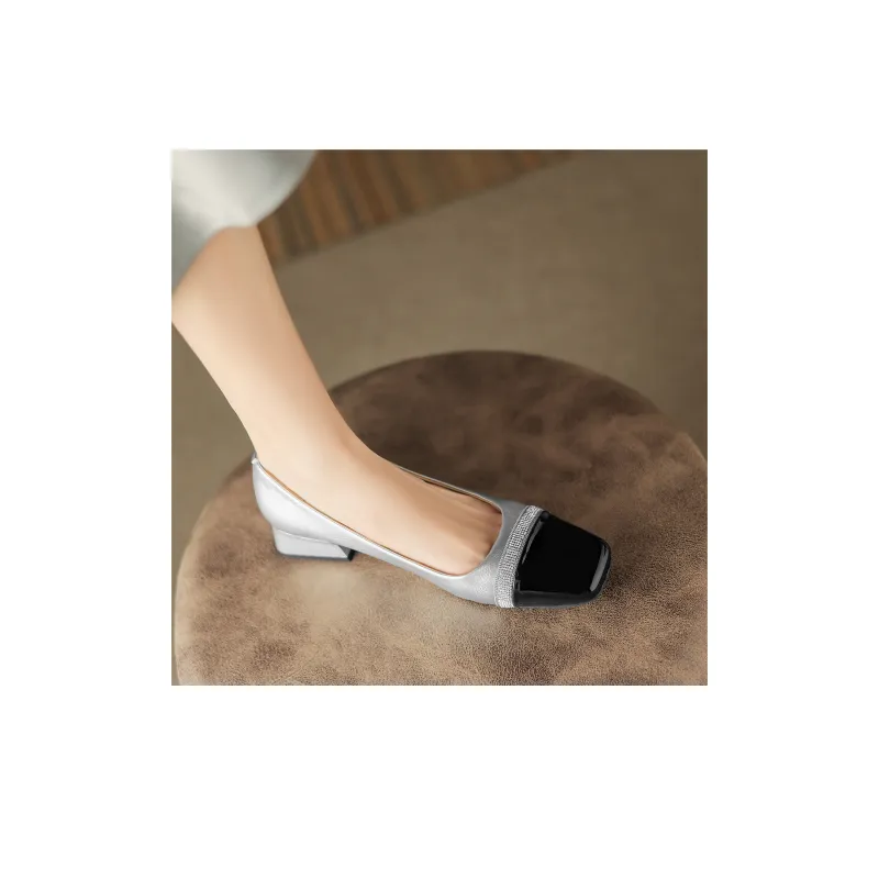 FOXER Fashion Apparel Low Vamp Small Leather Shoes Women's Casual Shoes Women's-2