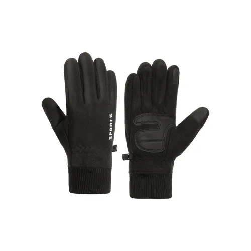 HNJ Riding Equipment Cycling Glove Unisex Carbon Fiber Fabric Cycling Glove Unisex Polar Fleece