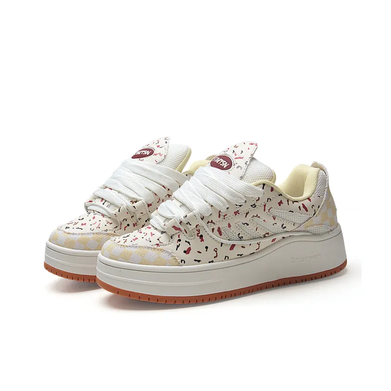 STUR YSN Wear resistant And Lightweight Low Top Skateboard Shoes Unisex Cranberry-1