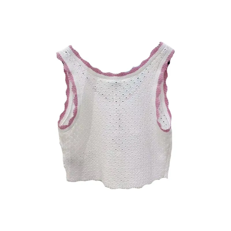 CHANEL Tank Tops Women's White-1