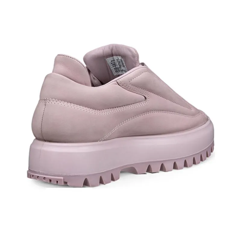 Ecco Anti Slip Wear Resistant Low Top Casual Shoes Women's Purple-3