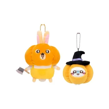 Chiikawa Usagi Chiikawa Halloween Pumpkin Dolls Plush Pendant 13cm High