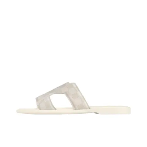 LOUIS VUITTON Oasis Slide Slippers Men White