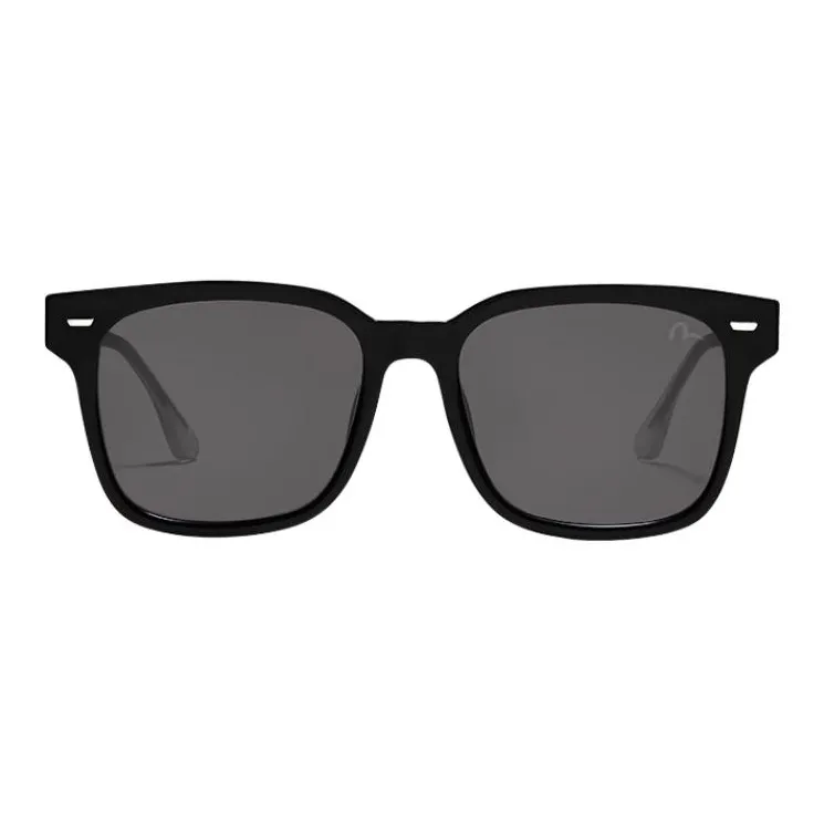 EVISU TR Square Sunglasses Unisex Black-1