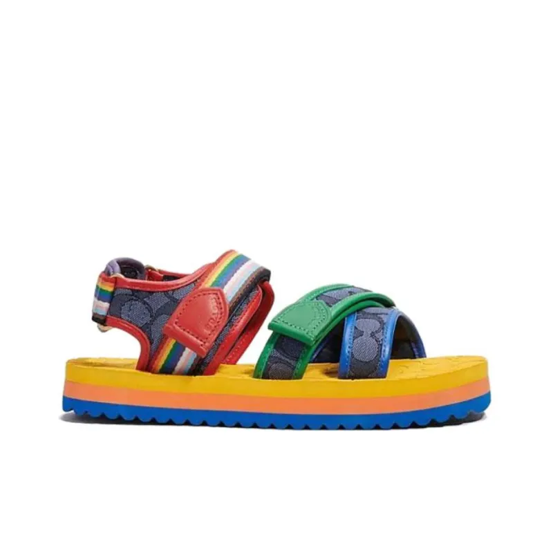 COACH Beach Sandals Men's Midnight Blue-1
