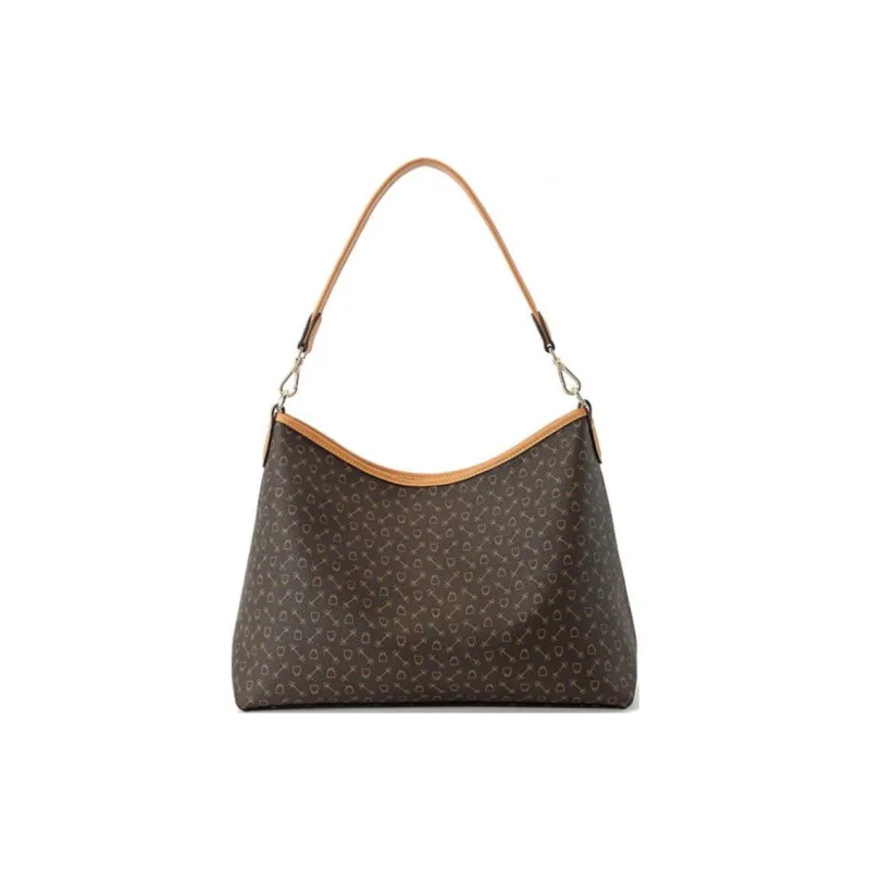 Why Artificial Leather Handbag, Shoulder Bag Tubas Women's Milk Tea/Coffee/Dark Coffee-13