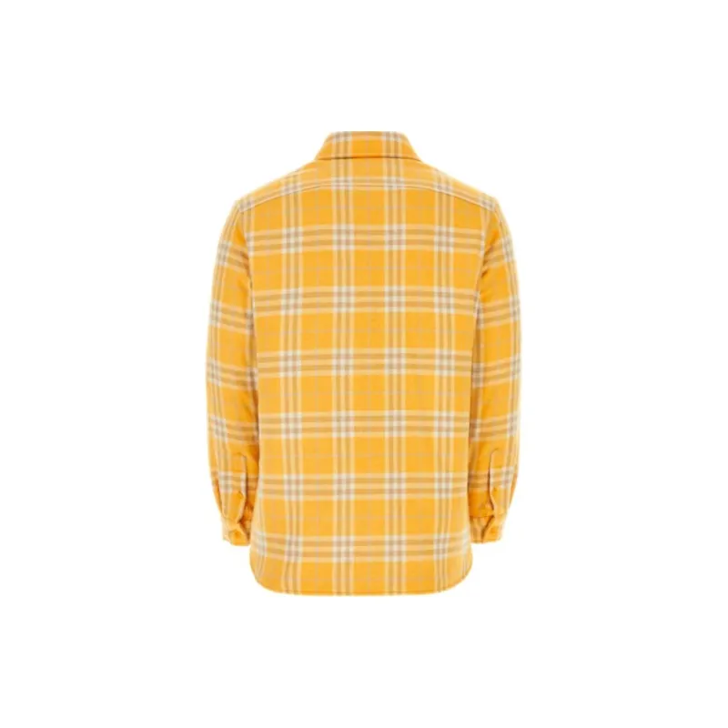 Burberry Check Pattern Buttoned Shirt Jacket-1