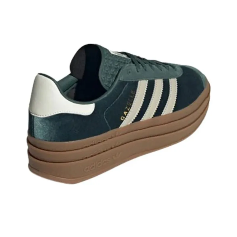 Adidas Gazelle Bold Mineral Green Velvet Women's-4