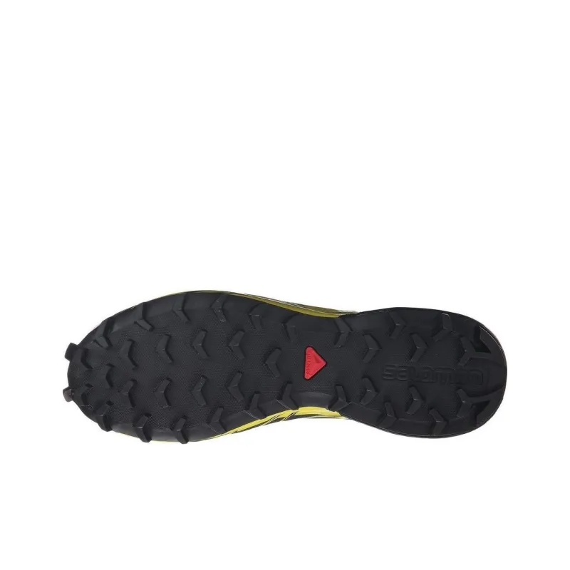 SALOMON SPEEDCROSS PRO Abrasion Resistant Low Top Running Shoes Men Red Yellow-3