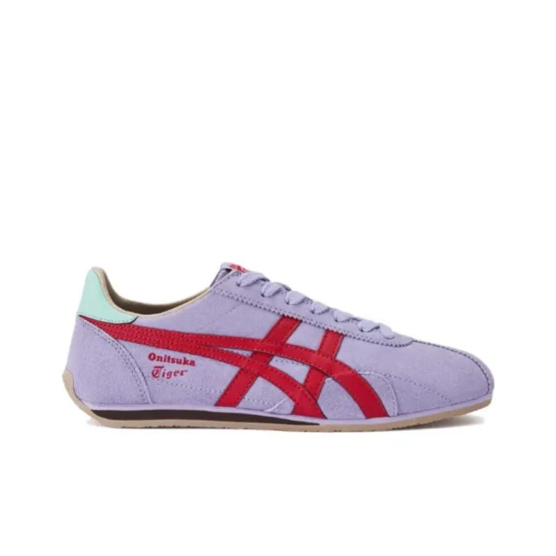 Onitsuka Tiger Runspark Anti Slip Wear Resistant Low Top Casual Shoes Unisex Fuchsia-1