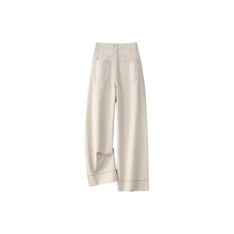 IHIMI Jeans Women's Ecru-1