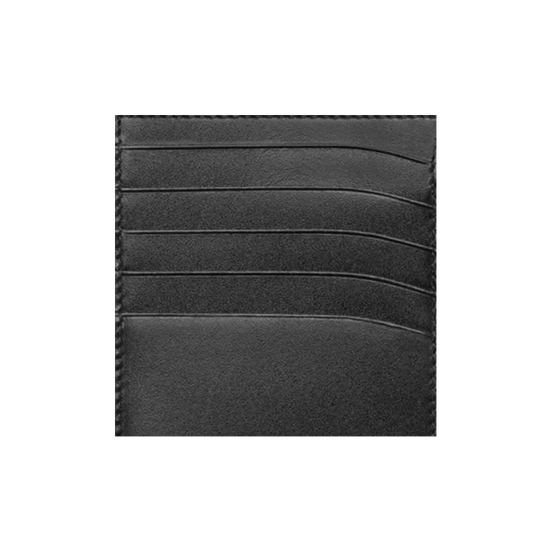 MONTBLANC Meisterstuck Cow Leather Card Holder Card Holder Men's Black-4