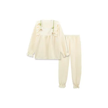 Sleeping Beauty Pajama Set Women's Apricot
