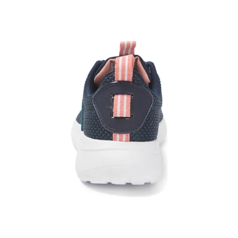 Adidas Lite Racer Anti Slip Wear Resistant Low Top Casual Shoes Women's Blue Pink-3