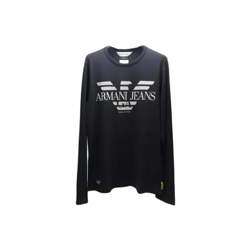 ARMANI JEANS T-Shirts Men Black