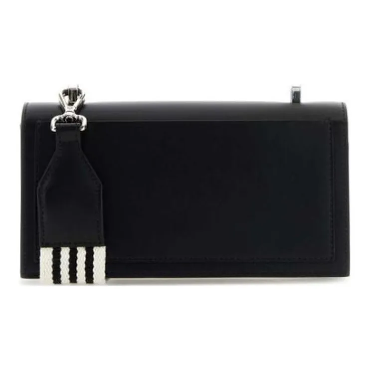 Alexander McQueen Cow Leather Shoulder Bag Crossbody Bag Men's Black-6