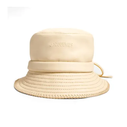 Jacquemus Lambskin Bucket Hats Men's Brown