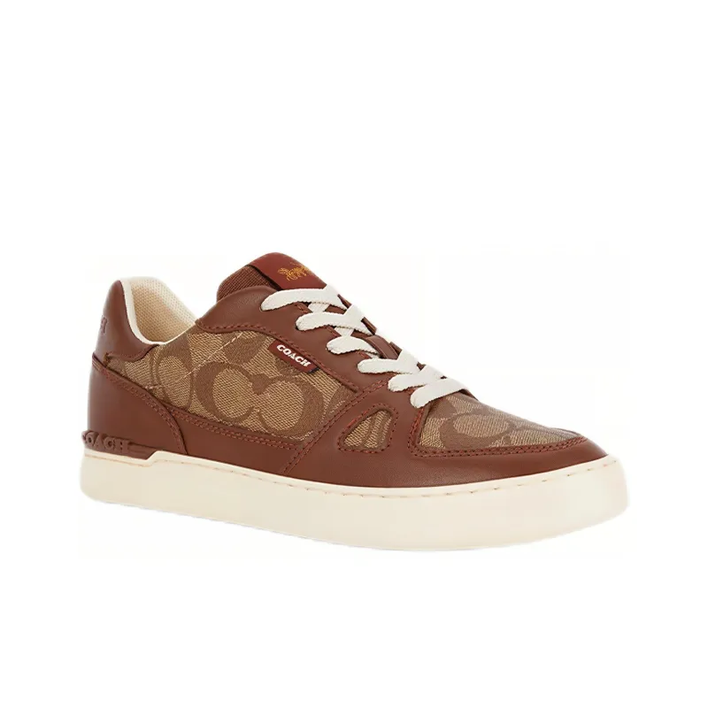 COACH Clip Sneakers Brown-1