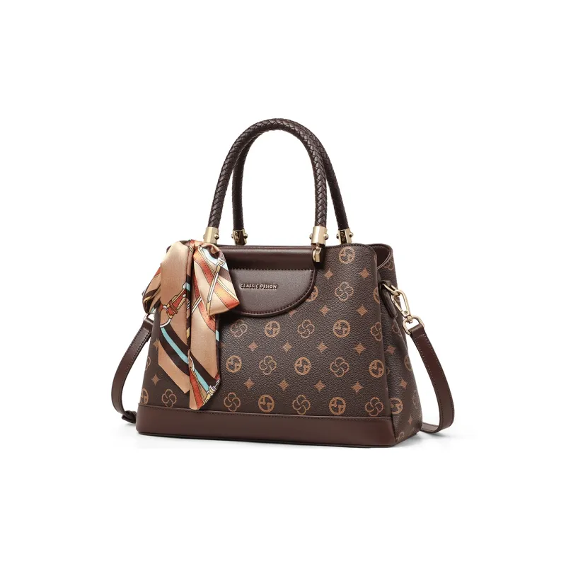 COMELY Synthetic Leather Shoulder Bag, Crossbody Bag, Handbag Regular Women's Coffee-2
