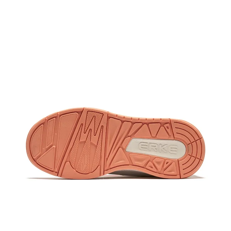 Erke Basi 2.0 Wear-Resistant Slip-Resistant Low-Top Skateboard Shoes Women's Juice Color Scheme-3