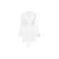 [Ostrich Feather Sleep Robe]White