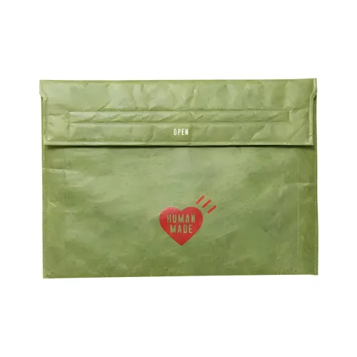 HUMAN MADE Clutches Olive Brown