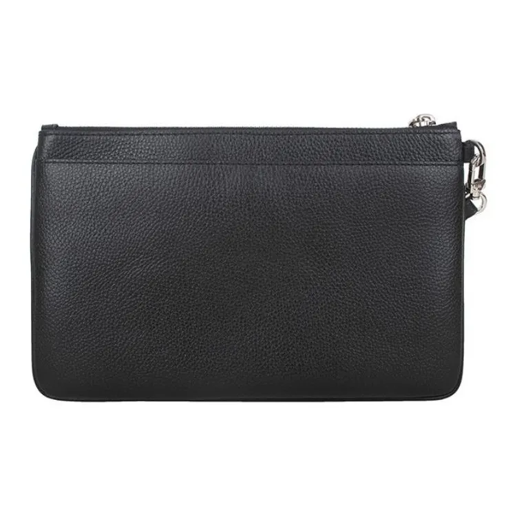 MICHAEL KORS Cow Leather Clutch Women's Black-2