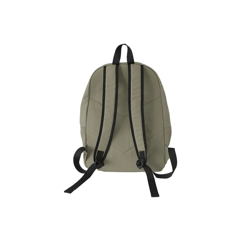 TAKI Fabric Backpack Regular Unisex Gray/Apricot/Olive Green/Dirty Pink-9