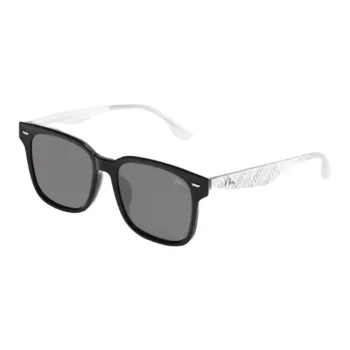 EVISU TR Square Sunglasses Unisex Black