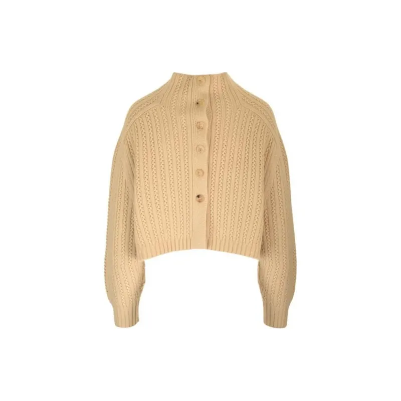 MaxMara Hodeida High Neck Cropped Cardigan-1