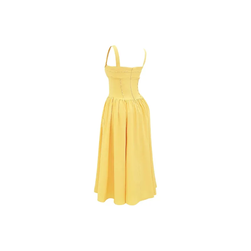 HOUSE OF CB Vivien Slip Dress Women's Apricot/Apricot-2