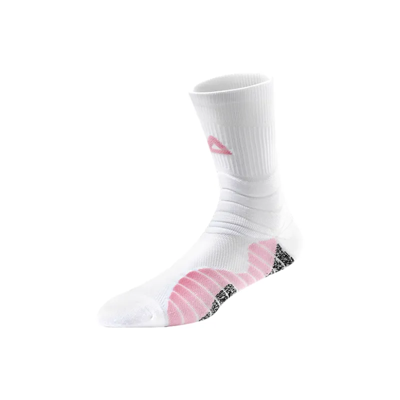 PEAK Basketball Socks Unisex 3 Pack White Blue-22