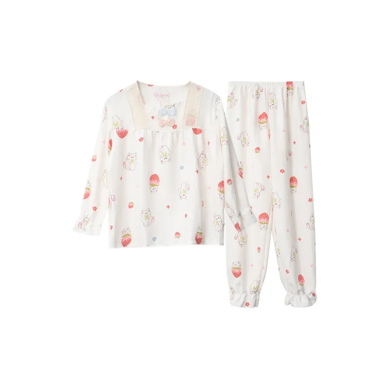 Pretty lady Women's Pajama Sets-0