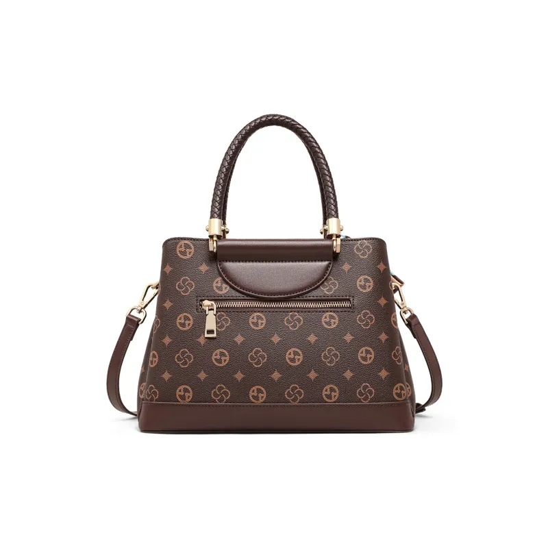 COMELY Synthetic Leather Shoulder Bag, Crossbody Bag, Handbag Regular Women's Coffee-3