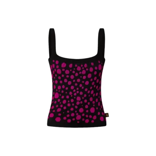 LOUIS VUITTON Tank Tops Women's Black/Pink