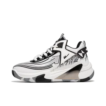 Warrior Coverage Balance Support Mid Top Basketball Shoes Men's White Black