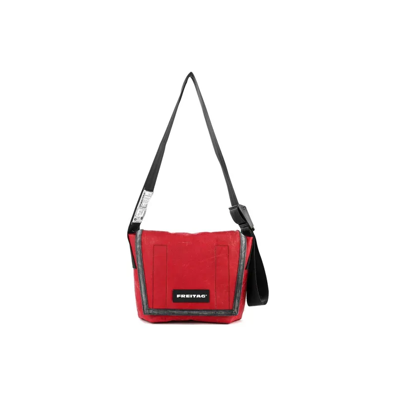 FREITAG Water-Resistant Fabric Shoulder Bag Crossbody Bag Unisex Red-1