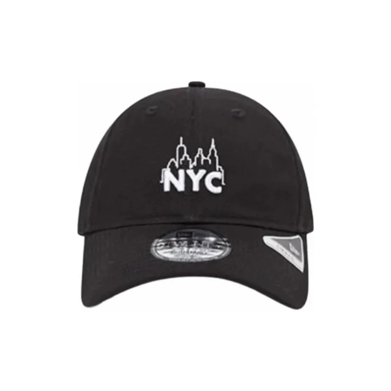 New Era Cotton Baseball Caps Unisex Black-1