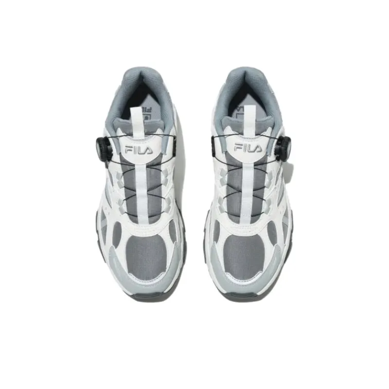 FILA Rayunite Anti Slip Wear Resistant Low Top Casual Shoes Unisex White-3