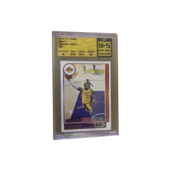 PANINI LeBron James 2021-22 Hoops Coor 9.5 Minutes Graded Cards 1 Pc