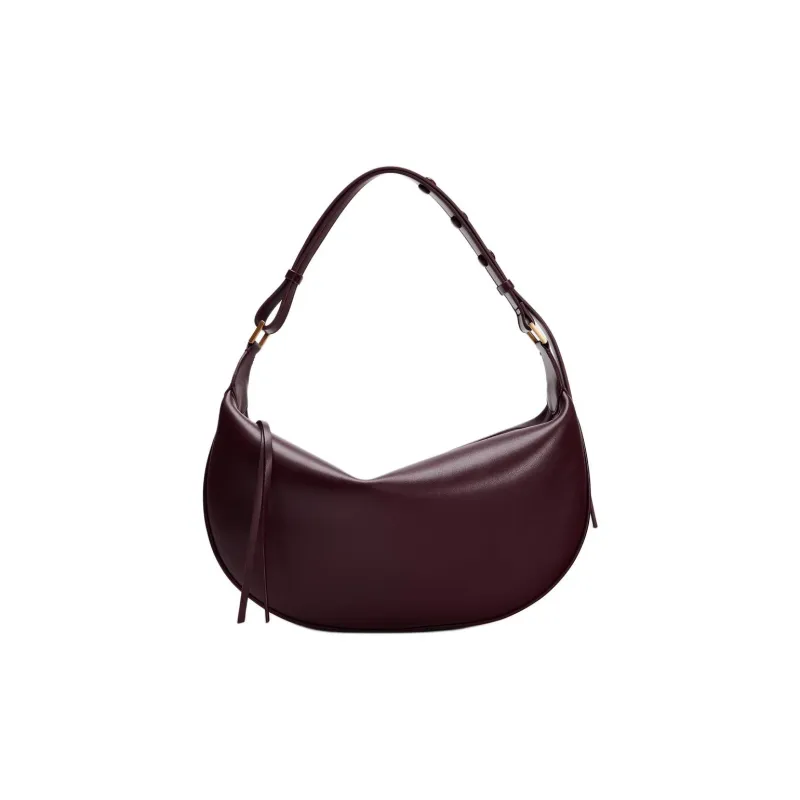 ZARA PU Shoulder Bag Crossbody Bag Handbag Medium Size Women's Red/Black-0