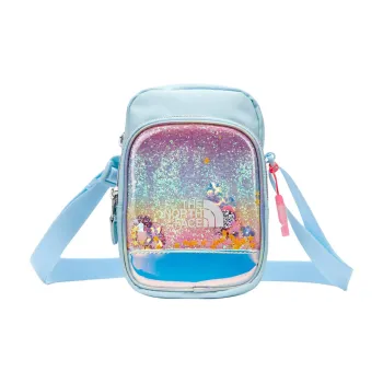 THE NORTH FACE Nylon With Polyurethane Shoulder Bag, Crossbody Bag Small Size Women's Light Blue