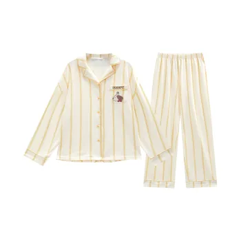 GUKOO Pajama Set Women's Mustard Yellow