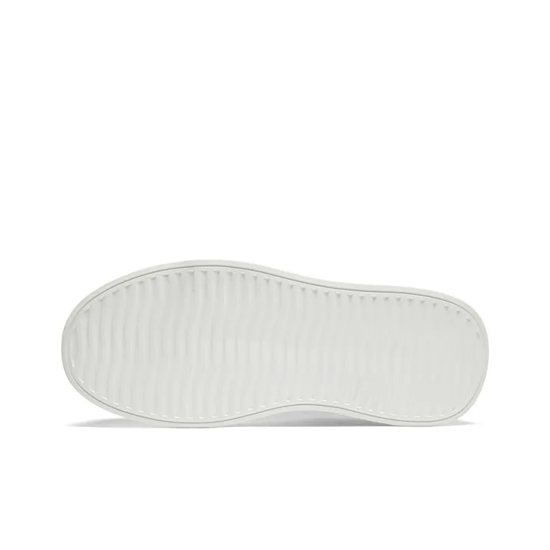 AOKANG Trendy Play Series Anti-Slip And Wear-Resistant Height Increasing Low-Top Skateboard Shoes Men White-5