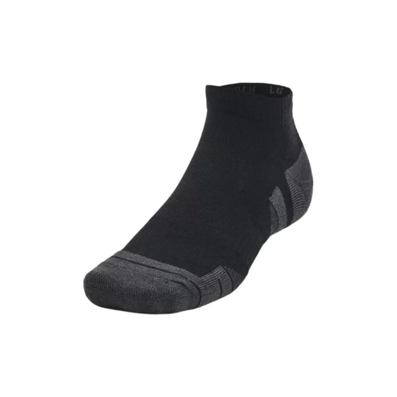 Under Armour Performance Tech Ankle Socks Unisex 3 Pack Black-1